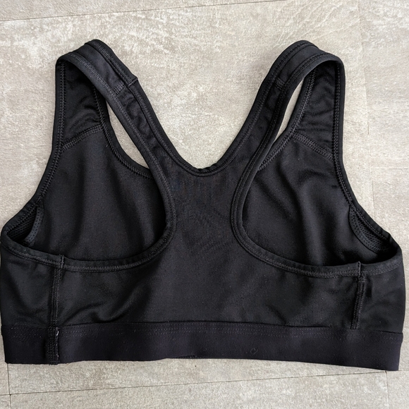 Nike Pro Women’s Small Sports Bra Black Wireless Pullover Racerback - Picture 2 of 3